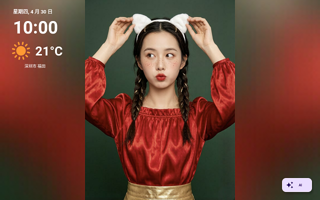UFrame 云相框在卧室床头展示家人温馨照片